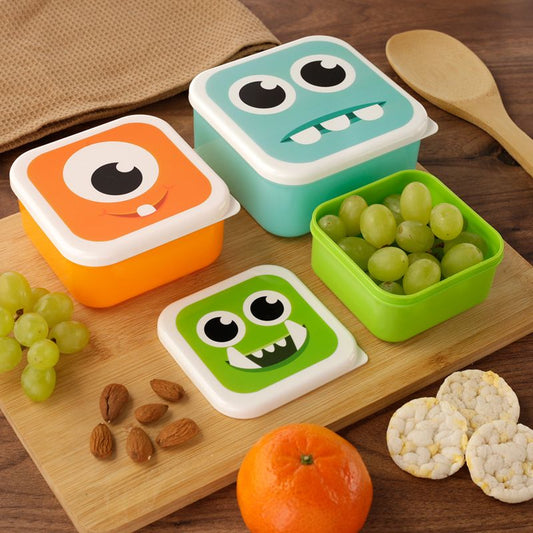 Monster Set of 3 Lunch Box