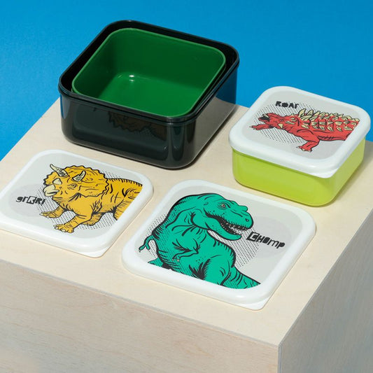 Dinosaur Set of 3 Lunch Box