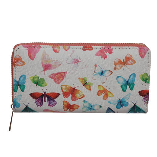 Butterfly Large Wallet Purse