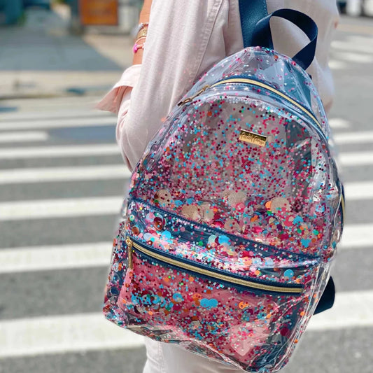 Confetti Clear Backpack