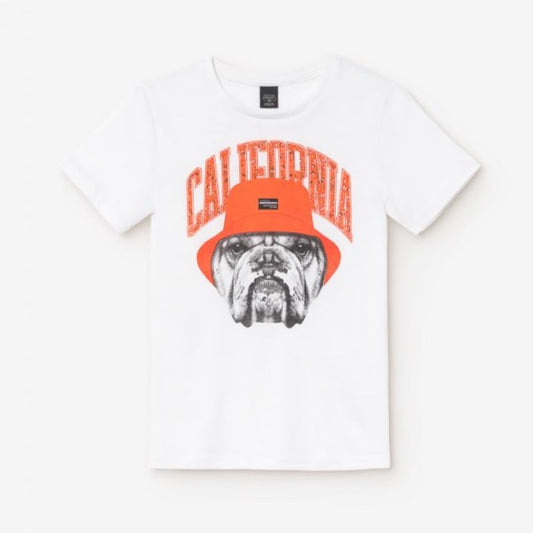 California White short sleeves T-shirt