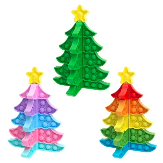 3D Christmas Tree Pop It Fidget Toy KIDDING Kids and Tweens