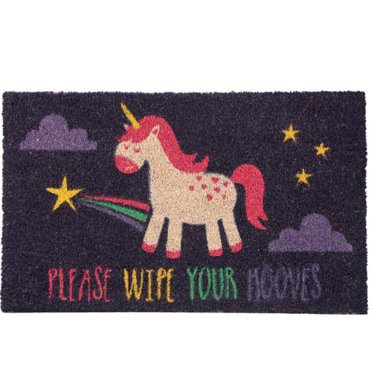 Doormat Unicorn KIDDING Kids and Tweens